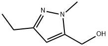 (3-ethyl-1-methyl-1H-pyrazol-5-yl)methanol Struktur