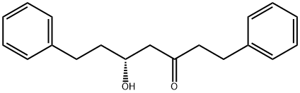 (R)-5-羟基-1,7-二苯基-3-庚酮,100761-20-4,结构式