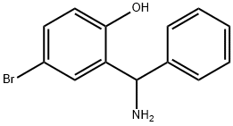 Phenol, 2-(aminophenylmethyl)-4-bromo- Struktur