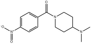 Methanone, [4-(dimethylamino)-1-piperidinyl](4-nitrophenyl)- Structure