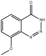 8-Methoxybenzo[d][1,2,3]triazin-4(3H)-one 化学構造式
