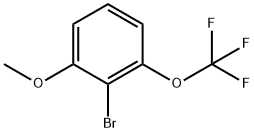 Benzene, 2-bromo-1-methoxy-3-(trifluoromethoxy)- Struktur