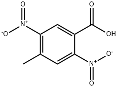 Benzoic acid, 4-methyl-2,5-dinitro- Structure