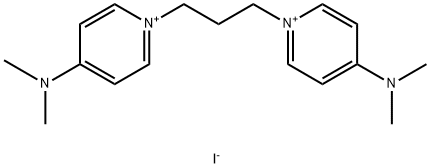 Pyridinium, 1,1'-(1,3-propanediyl)bis[4-(dimethylamino)-, iodide (1:2) Structure