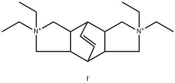 N,N,N'-四乙基双环[2.2.2]-辛-7烯-2,3:5,6-二吡咯烷二碘化物,1012343-08-6,结构式