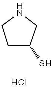 (3R)-吡咯烷-3-硫醇盐酸盐,101394-44-9,结构式