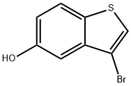 Benzo[b]thiophene-5-ol, 3-bromo- Struktur