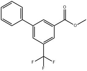 [1,1'-Biphenyl]-3-carboxylic acid, 5-(trifluoromethyl)-, methyl ester,101640-74-8,结构式