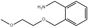 Benzenemethanamine, 2-[(2-methoxyethoxy)methyl]- Structure