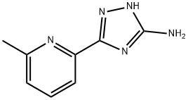 5-(6-甲基吡啶-2-基)-4H-1,2,4-三唑-3-胺,1016520-74-3,结构式