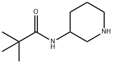 2,2-二甲基-N-(哌啶-3-基)丙酰胺 结构式