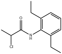 Propanamide, 2-chloro-N-(2,6-diethylphenyl)- Struktur