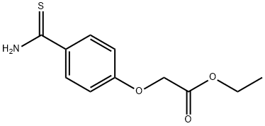Ethyl 2-(4-Carbamothioylphenoxy)acetate Structure