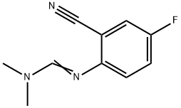 Methanimidamide, N'-(2-cyano-4-fluorophenyl)-N,N-dimethyl- Struktur