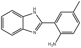 Benzenamine, 2-(1H-benzimidazol-2-yl)-4-methyl- 化学構造式