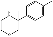 Morpholine, 3-methyl-3-(4-methylpheny- 化学構造式