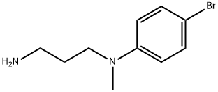1,3-Propanediamine, N1-(4-bromophenyl)-N1-methyl- Structure