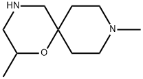 1-Oxa-4,9-diazaspiro[5.5]undecane,2,9-dimethyl- Structure