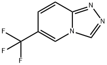 6-(trifluoromethyl)-[1,2,4]triazolo[4,3-a]pyridine 化学構造式