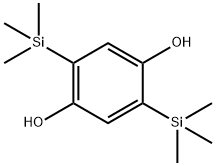 1,4-Benzenediol, 2,5-bis(trimethylsilyl)- Structure