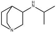 1-Azabicyclo[2.2.2]octan-3-amine, N-(1-methylethyl)- 结构式