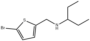 N-((5-溴噻吩-2-基)甲基)戊-3-胺,1019559-37-5,结构式