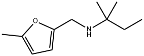 2-甲基-N-((5-甲基呋喃-2-基)甲基)丁-2-胺 结构式