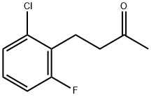 4-(2-chloro-6-fluoro-phenyl)-butan-2-one 结构式