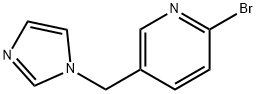 5-((1H-imidazol-1-yl)methyl)-2-bromopyridine Struktur