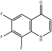 4(1H)-Quinolinone, 6,7,8-trifluoro- Structure