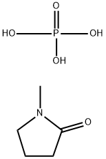 2-Pyrrolidinone, 1-methyl-, phosphate (1:1) 结构式