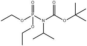 Carbamic acid, N-(diethoxyphosphinyl)-N-(1-methylethyl)-, 1,1-dimethylethyl ester Struktur