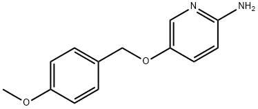 2-Pyridinamine, 5-[(4-methoxyphenyl)methoxy]- 化学構造式