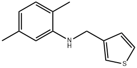 2,5-二甲基-N-(噻吩-3-基甲基)苯胺,1021132-84-2,结构式