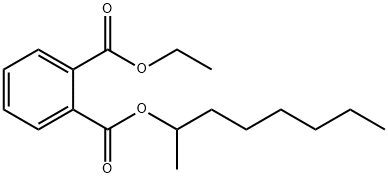 ETHYL-N-OCTYL PHTHALATE 结构式