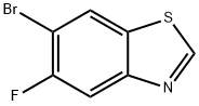 Benzothiazole, 6-bromo-5-fluoro- Struktur
