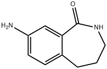 1H-2-Benzazepin-1-one, 8-amino-2,3,4,5-tetrahydro- 化学構造式