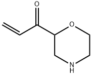 2-Propen-1-one,1-(2-morpholinyl)- 化学構造式