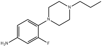 3-Fluoro-4-(4-propylpiperazin-1-yl)aniline Structure