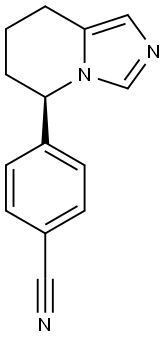 Benzonitrile, 4-[(5R)-5,6,7,8-tetrahydroimidazo[1,5-a]pyridin-5-yl]- Structure