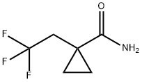Cyclopropanecarboxamide, 1-(2,2,2-trifluoroethyl)- 结构式
