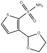 3-(1,3-dioxolan-2-yl)thiophene-2-sulfonamide,103011-39-8,结构式