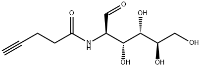 2-deoxy-2-[(1-oxo-4-pentyn-1-yl)amino]-D-glucose, 1030262-99-7, 结构式