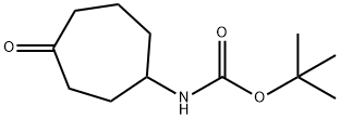 tert-Butyl (4-oxocycloheptyl)carbamate Struktur