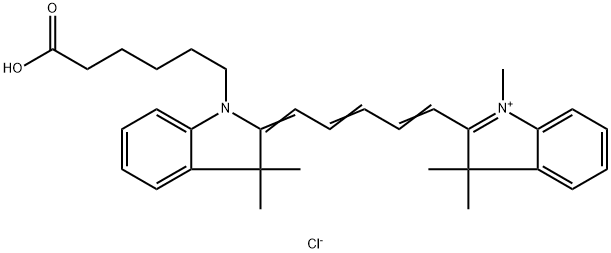 Cy5羧酸, 1032678-07-1, 结构式