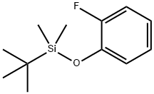 tert-Butyl(2-fluorophenoxy)dimethylsilane Structure