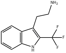 1H-Indole-3-ethanamine, 2-(trifluoromethyl)- Structure