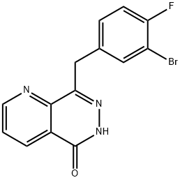 Pyrido[2,3-d]pyridazin-5(6H)-one, 8-[(3-bromo-4-fluorophenyl)methyl]-