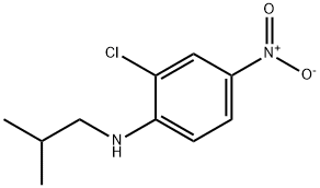 Benzenamine, 2-chloro-N-(2-methylpropyl)-4-nitro- Structure