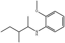 2-甲氧基-N-(3-甲基戊-2-基)苯胺 结构式